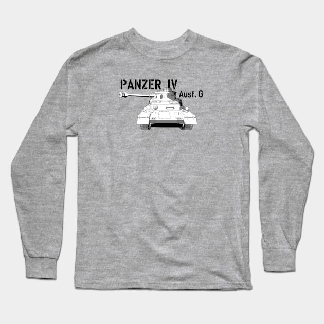 Panzer IV Long Sleeve T-Shirt by sofilein